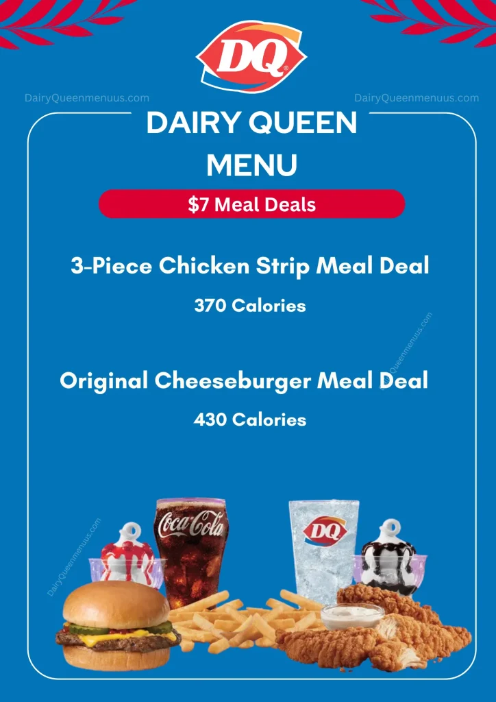 Dairy Queen Menu - Meal Deals